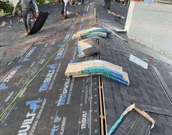 Roof replacement crew No BS Roofing Kerrville TX