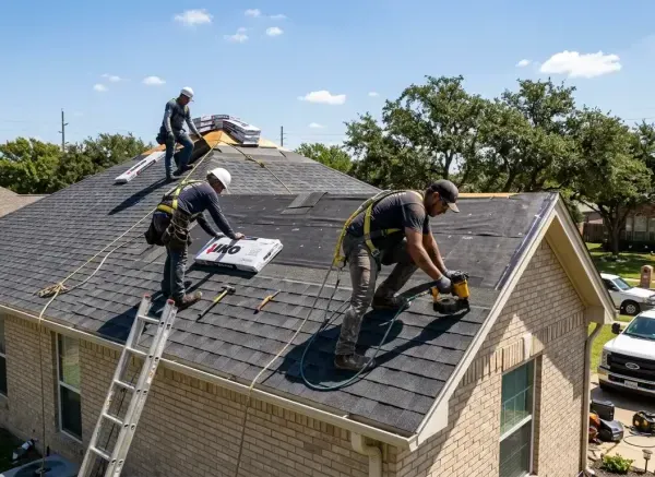 Roof replacement project Texas Hill Country